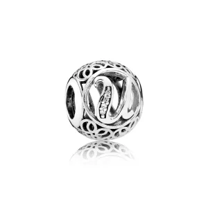 PANDORA Wintage Litera U Czarm - 791865cz (zdjęcie do) PANDORA Wintage Litera U Czarm - 791865cz