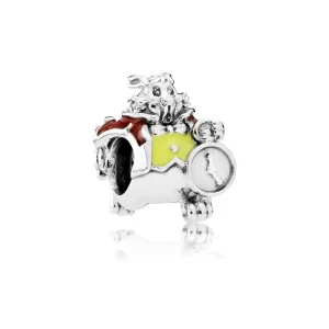 (zdjęcie do) Disney, White Rabbit, Red & Yellow Enamel - Pandora PL