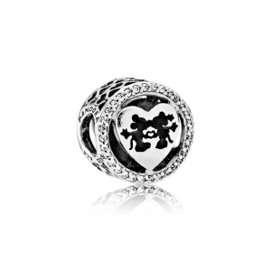 Charms Zakochani Miki i Minnie | PANDORA (zdjęcie do) Charms Zakochani Miki i Minnie | PANDORA