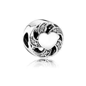 Charms Serce we wstążkach - Pandora PL (zdjęcie do) Charms Serce we wstążkach - Pandora PL