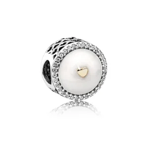 PANDORA Limitowana Sercja Srebrny Charm z Kosztownym Sercem - 792073en23 (zdjęcie do) PANDORA Limitowana Sercja Srebrny Charm z Kosztownym Sercem - 792073en23