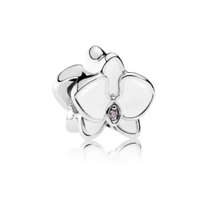 Charms PANDORA Biała orchidea (zdjęcie do) Charms PANDORA Biała orchidea