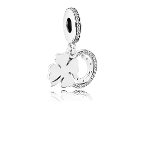 PANDORA Lucky Day Clear CZ Wiszący Charm - 792089CZ (zdjęcie do) PANDORA Lucky Day Clear CZ Wiszący Charm - 792089CZ