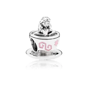 PANDORA Disney Parks Alice in Wonderland Teacup Charm (zdjęcie do) PANDORA Disney Parks Alice in Wonderland Teacup Charm