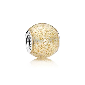 Charms Złoty brokat | PANDORA (zdjęcie do) Charms Złoty brokat | PANDORA