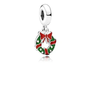 Zawieszka Świąteczny wianek | PANDORA (zdjęcie do) Zawieszka Świąteczny wianek | PANDORA