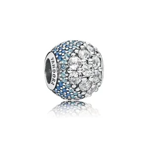 (zdjęcie do) Charms Niebieski czar pav&eacute; - PANDORA
