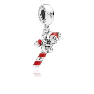 Zawieszka Świąteczny cukierek Mikiego PANDORA (zdjęcie do) Zawieszka Świąteczny cukierek Mikiego PANDORA