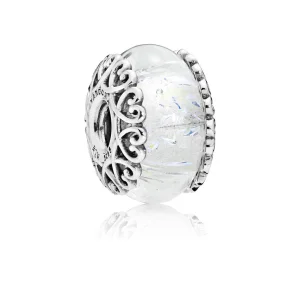 (zdjęcie do) Charms Opalizujący Biały Blask Pandora