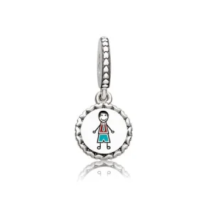 (zdjęcie do) Zawieszka Tata Stick Figure - PANDORA