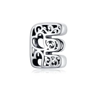 Charms Typu Pandora Magiczna litera E - SCC1229-E (zdjęcie do) Charms Typu Pandora Magiczna litera E - SCC1229-E