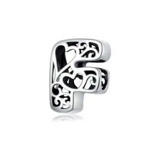 (zdjęcie do) Charms Typu Pandora Magiczna litera F - SCC1229-F