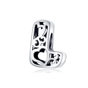 Charms Typu Pandora Magiczna litera L - SCC1229-L (zdjęcie do) Charms Typu Pandora Magiczna litera L - SCC1229-L
