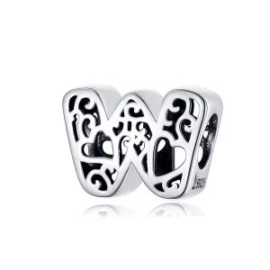 (zdjęcie do) Charms Typu Pandora Magiczna litera W - SCC1229-W