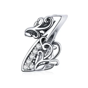 Charms Typu Pandora Numer 1 - SCC1418-1 (zdjęcie do) Charms Typu Pandora Numer 1 - SCC1418-1