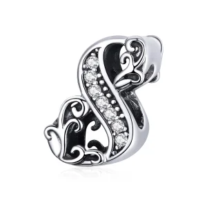 Charms Typu Pandora Numer 8 - SCC1418-8 (zdjęcie do) Charms Typu Pandora Numer 8 - SCC1418-8