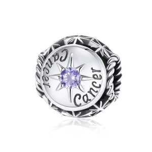 Charms Typu Pandora Świecący Rak - SCC1725-4 (zdjęcie do) Charms Typu Pandora Świecący Rak - SCC1725-4