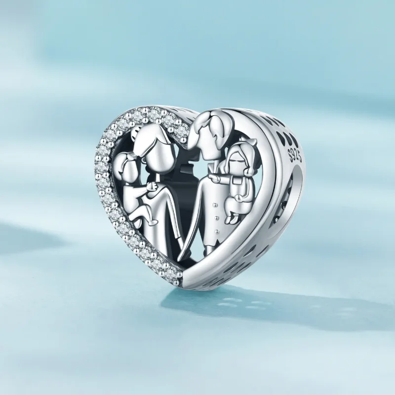 (zdjęcie do) Charm Rodzina w stylu Pandora - SCC2514 - Wyświetl 2