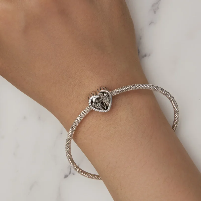 (zdjęcie do) Charm Rodzina w stylu Pandora - SCC2514 - Wyświetl 7