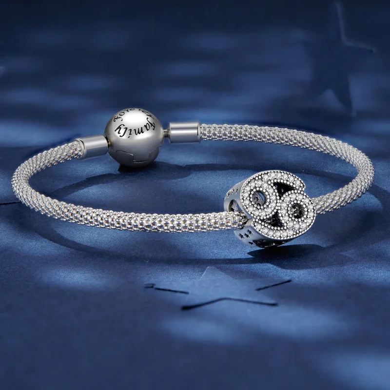 (zdjęcie do) Charm w stylu Pandora z Szczęśliwym Znakiem Zodiaku Raka - SCC2516-4 - Wyświetl 5