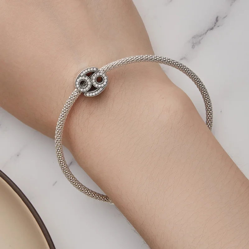 (zdjęcie do) Charm w stylu Pandora z Szczęśliwym Znakiem Zodiaku Raka - SCC2516-4 - Wyświetl 6