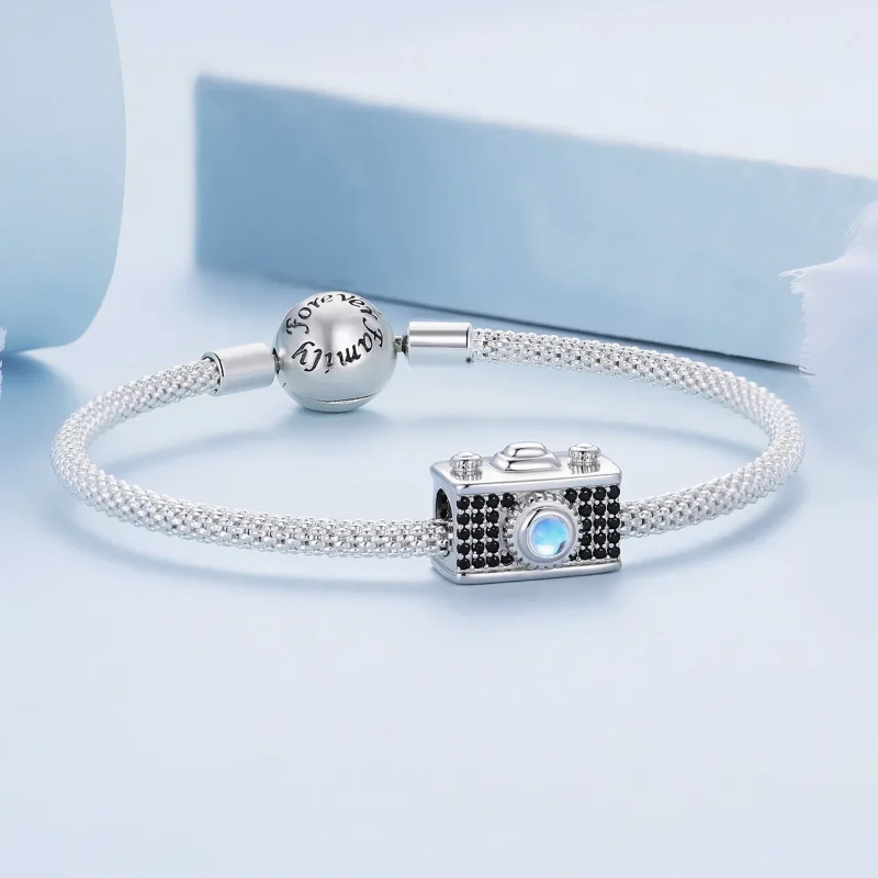(zdjęcie do) Klips w stylu Pandora z pamięcią aparat fotograficzny - BSC852 - Wyświetl 5