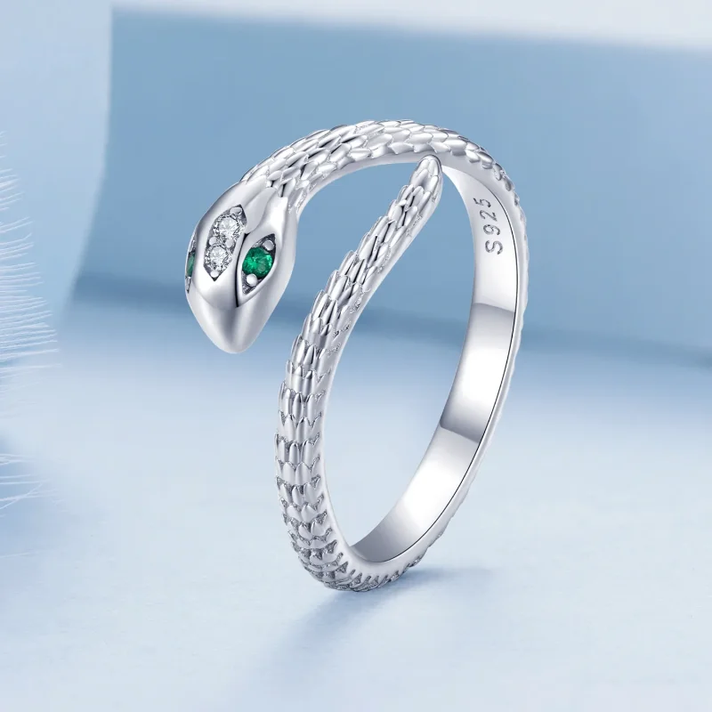 (zdjęcie do) Otwarty pierścionek Pandora Style Snake - BSR440 - Wyświetl 2