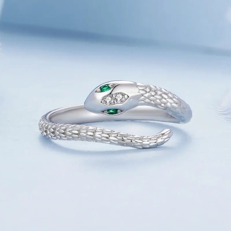 (zdjęcie do) Otwarty pierścionek Pandora Style Snake - BSR440 - Wyświetl 3