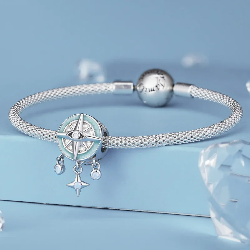 (zdjęcie do) Pandora Styl Gwiazda Kompass Charm - BSC854 - Wyświetl 3