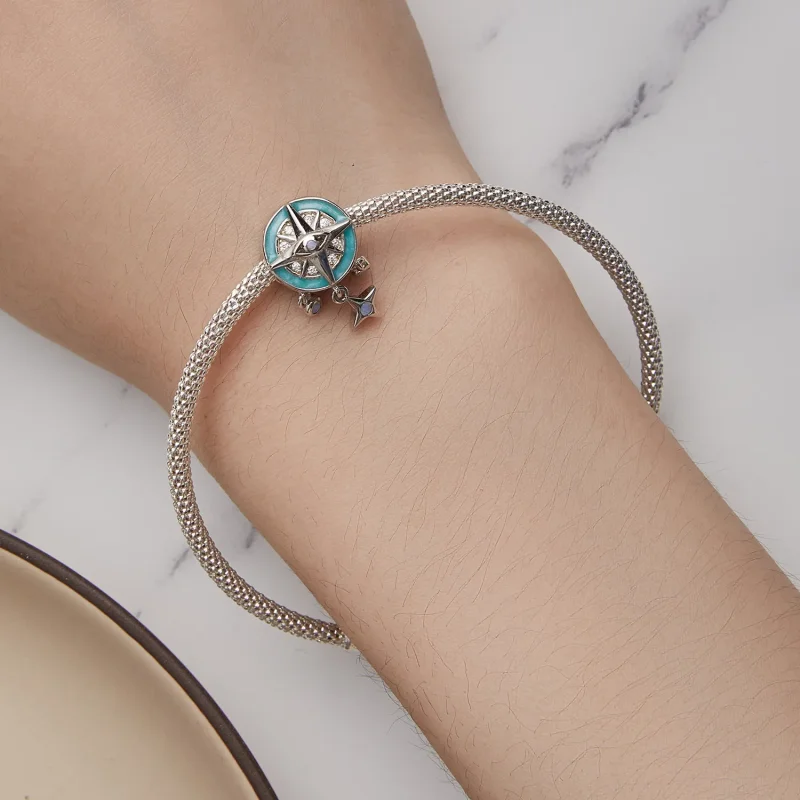 (zdjęcie do) Pandora Styl Gwiazda Kompass Charm - BSC854 - Wyświetl 5