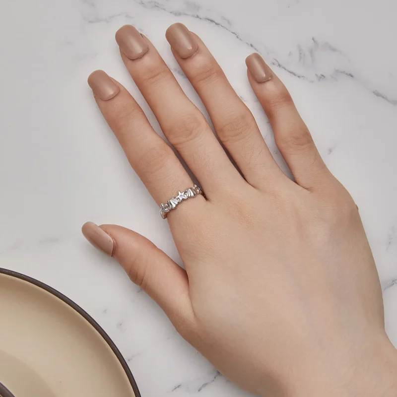 (zdjęcie do) Pandora Styl Gwiazdka Muszla Pierścień - BSR430 - Wyświetl 4