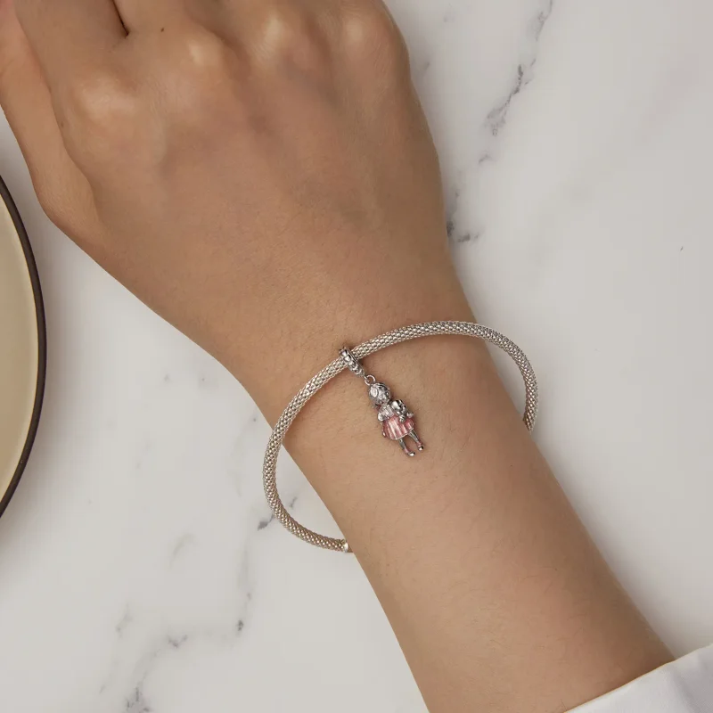 (zdjęcie do) Pandora Styl Mała Dziewczynka Wisiorek Charm - BSC878 - Wyświetl 5
