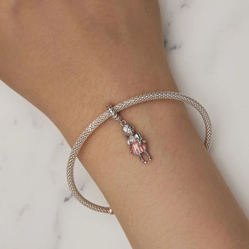 (zdjęcie do) Pandora Styl Mała Dziewczynka Wisiorek Charm - BSC878 - Wyświetl 6