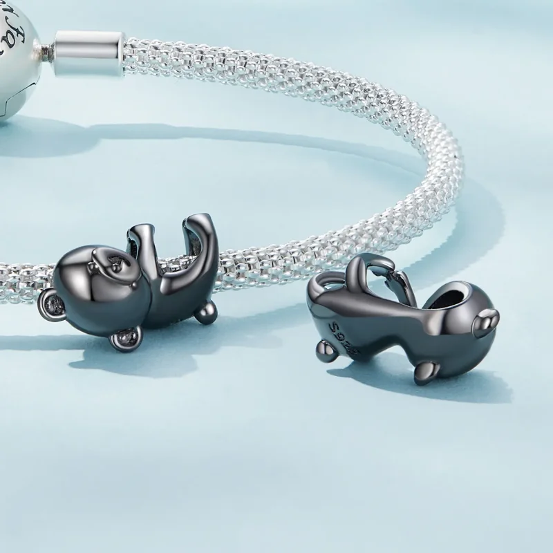 (zdjęcie do) Pandora Styl Mały Uroczy Miś Charm - SCC2508 - Wyświetl 4