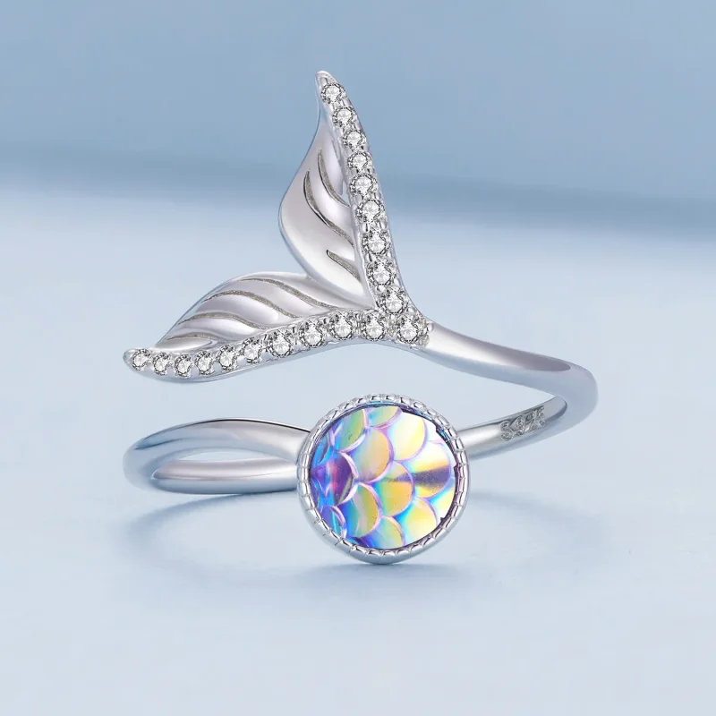(zdjęcie do) Pandora Styl Rybi Otwarty Pierścień - BSR429 - Wyświetl 3