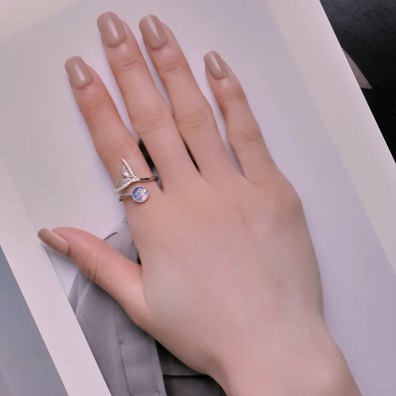 (zdjęcie do) Pandora Styl Rybi Otwarty Pierścień - BSR429 - Wyświetl 4