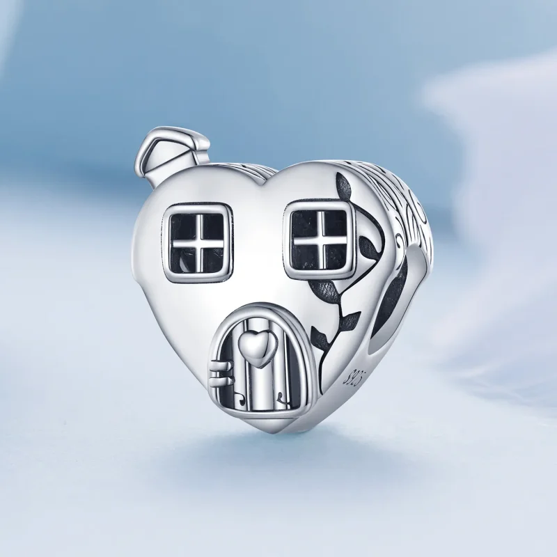 (zdjęcie do) Pandora Styl Sercem w kształcie domku Charm - BSC871 - Wyświetl 2