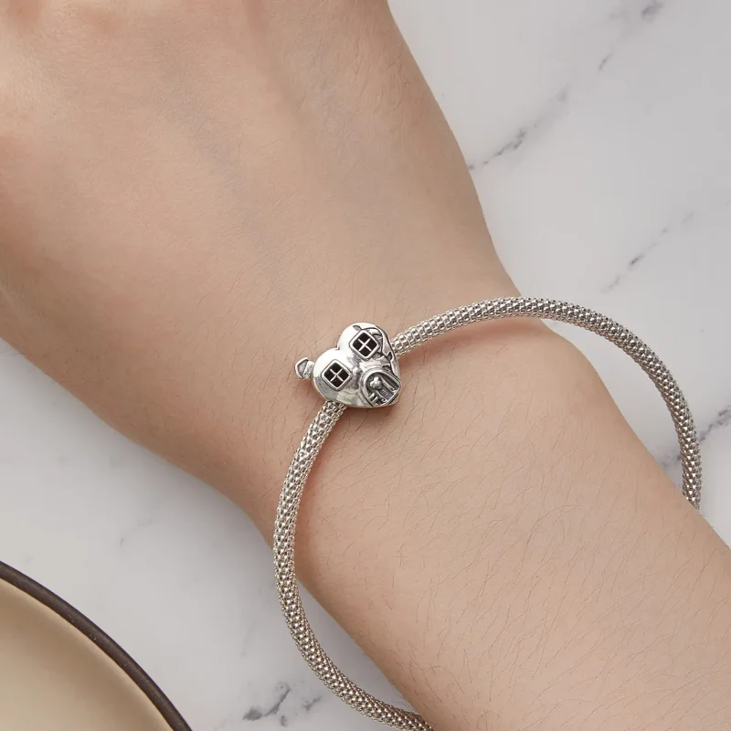 (zdjęcie do) Pandora Styl Sercem w kształcie domku Charm - BSC871 - Wyświetl 7