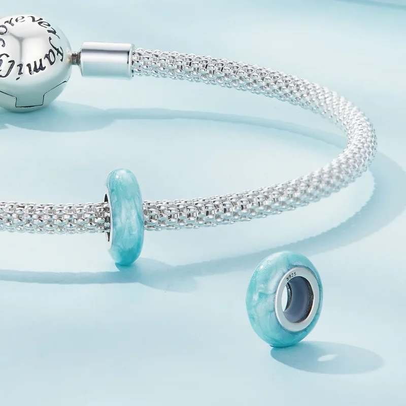 (zdjęcie do) Pandora Styl Silikonowy Przerywnik Charm - SCC1450-BGP - Wyświetl 4