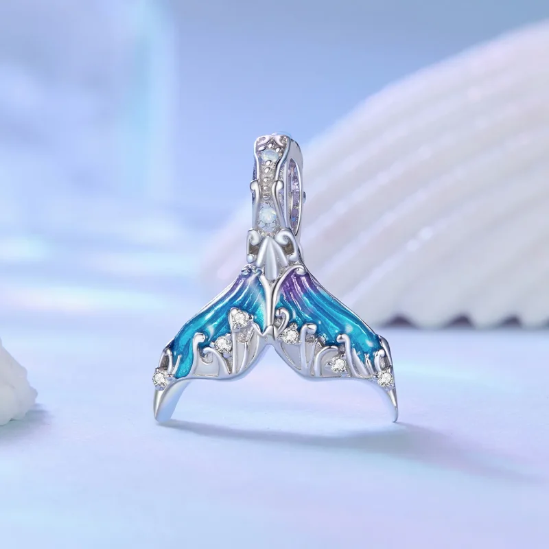 (zdjęcie do) Pandora Styl Syreniego Ogonu Charm - BSC876 - Wyświetl 2