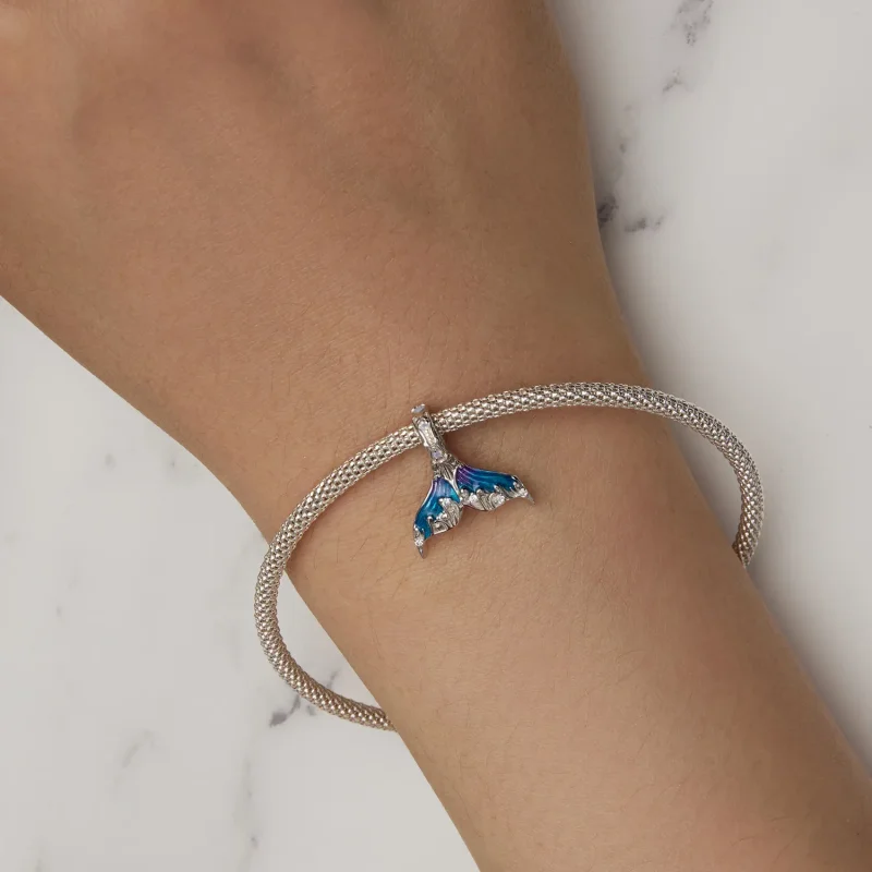 (zdjęcie do) Pandora Styl Syreniego Ogonu Charm - BSC876 - Wyświetl 6