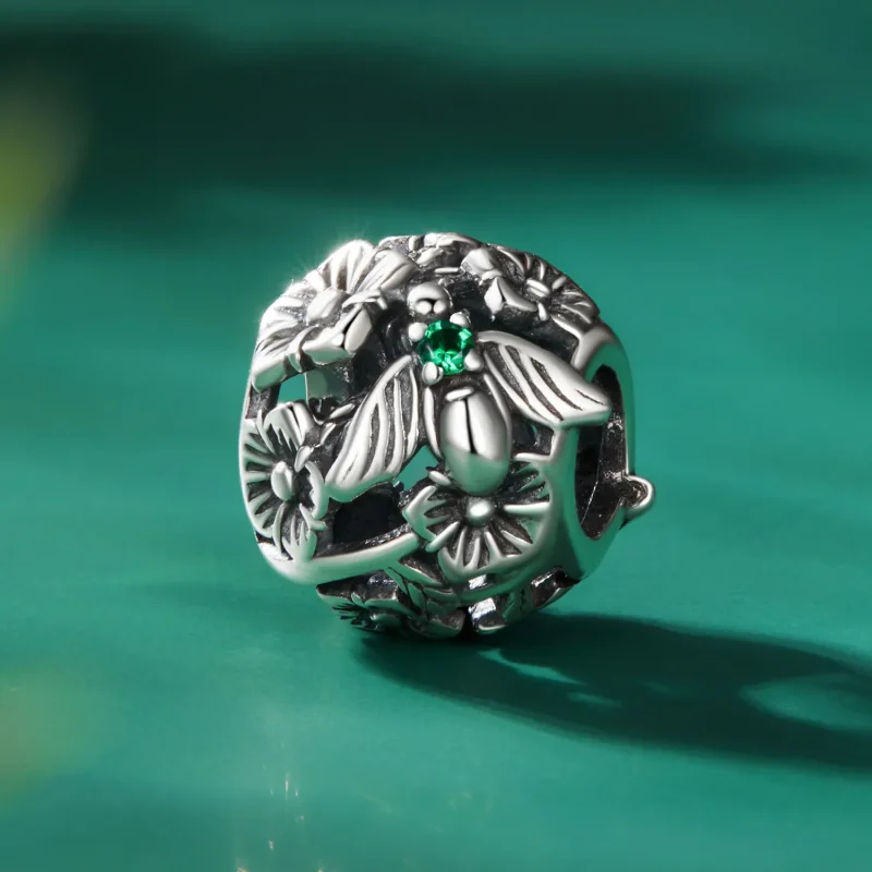 (zdjęcie do) Pandora-Styl Szczęśliwy Charm Wspornik - SCC2525 - Wyświetl 2