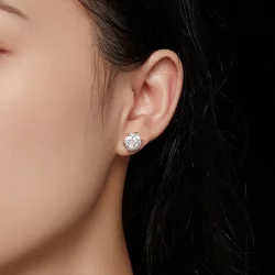 Pandora Style 2 Karatowe Kolczyki z Moissanitem - MSE021-L