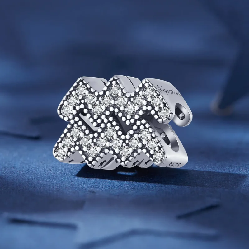 (zdjęcie do) Pandora Style Aquarius Lucky Zodiac Charm - SCC2516-12 - Wyświetl 2