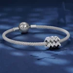 Pandora Style Aquarius Lucky Zodiac Charm - SCC2516-12