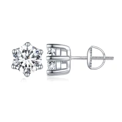 Pandora Style Błyszczące Kolczyki ze Zirkonem - BSE615-7L