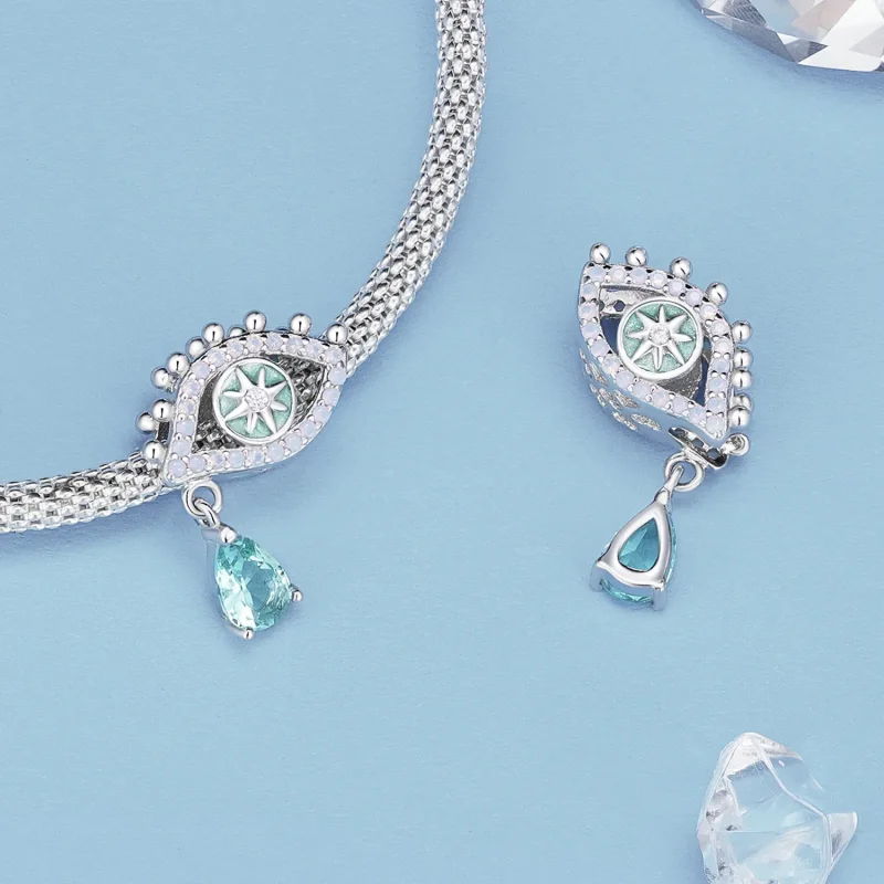(zdjęcie do) Pandora Style Charm z Diabelskim Okiem - BSC856 - Wyświetl 4