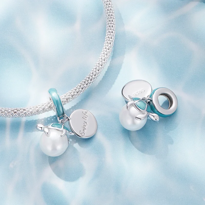 (zdjęcie do) Pandora Style Ciesz się życiem żółwi morskich zawieszka - SCC2506 - Wyświetl 4