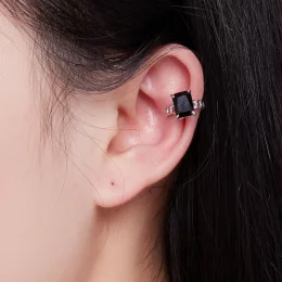 Pandora Style Czarna Klips na ucho z cyrkoniami - BSE847
