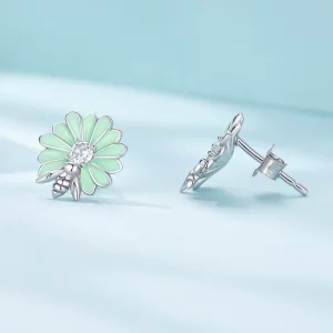Pandora Style Daisy Bee Kolczyki sztyfty - SCE1598